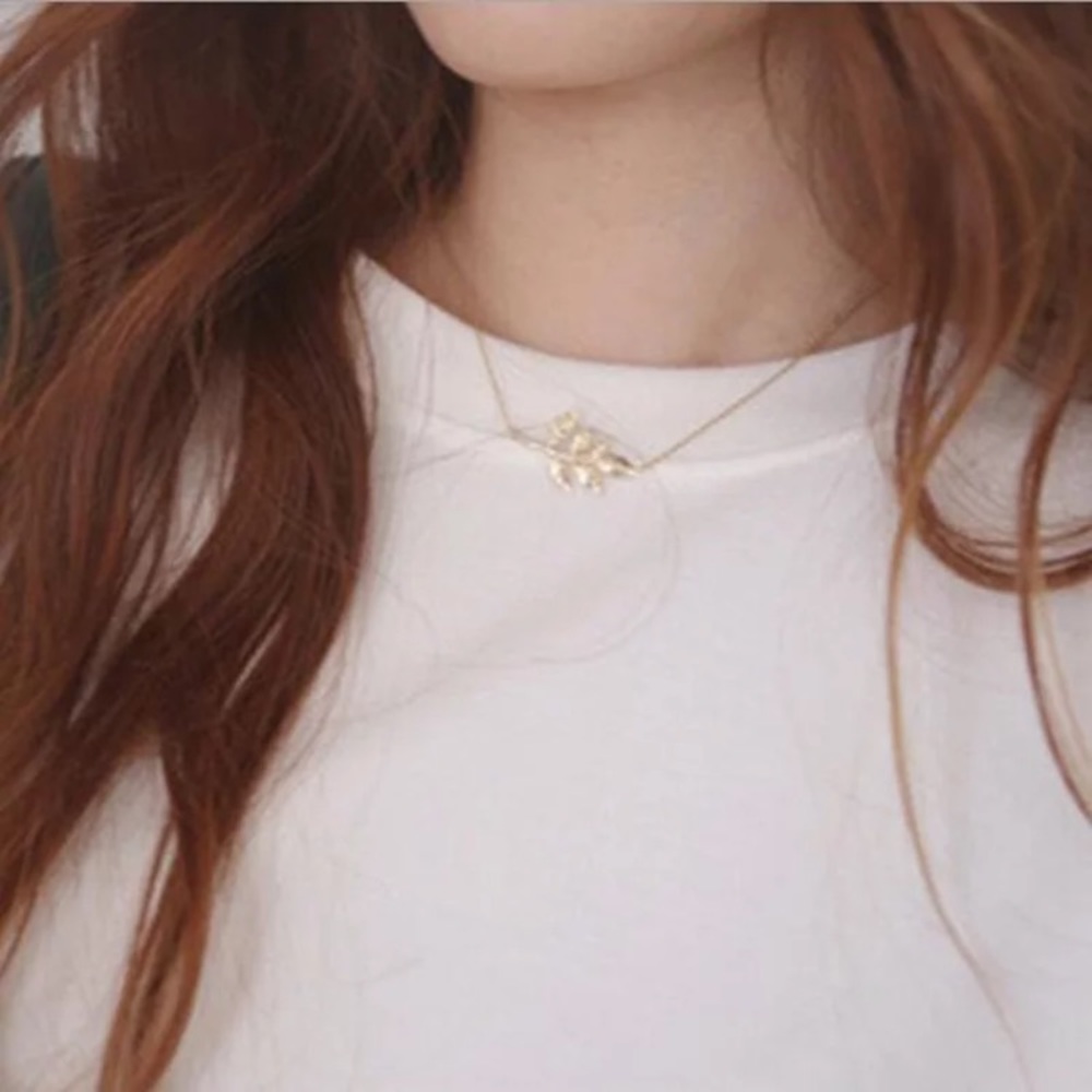 Gold Filled Branch Necklace - Picture 2 of 2